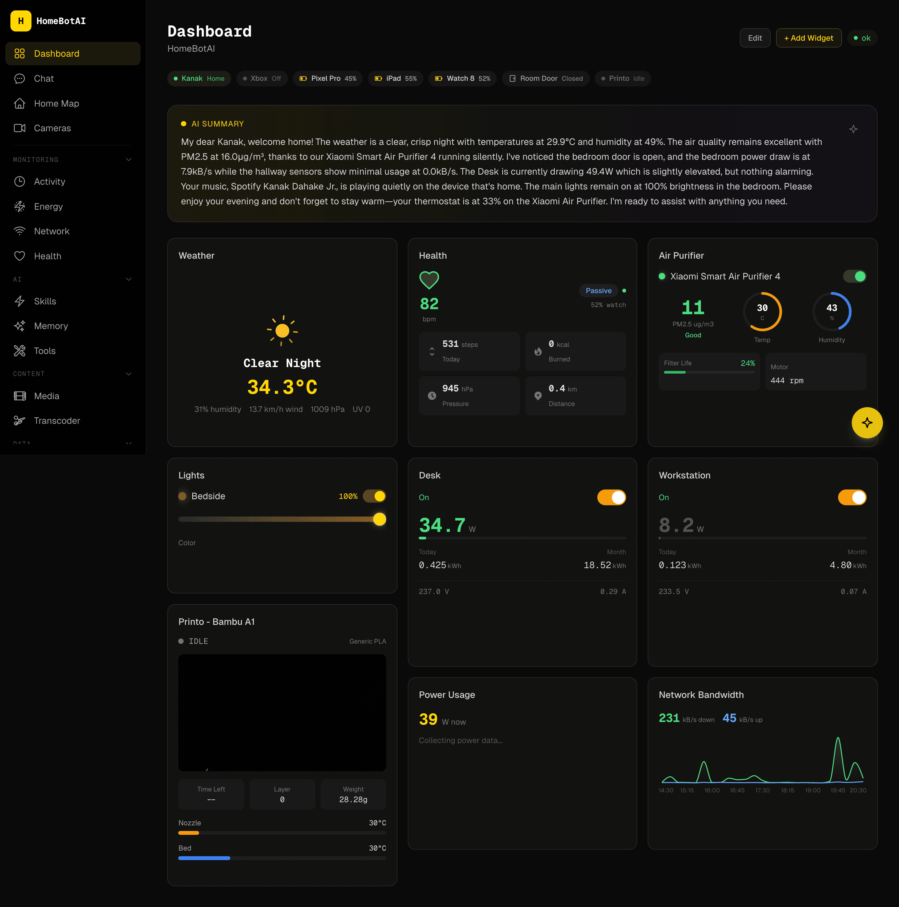 HomeBotAI: From Automations to an Intelligent Home Agent