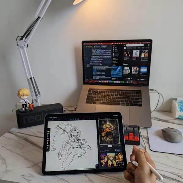 Zenitsu Agatsuma from Demon Slayer in action pose